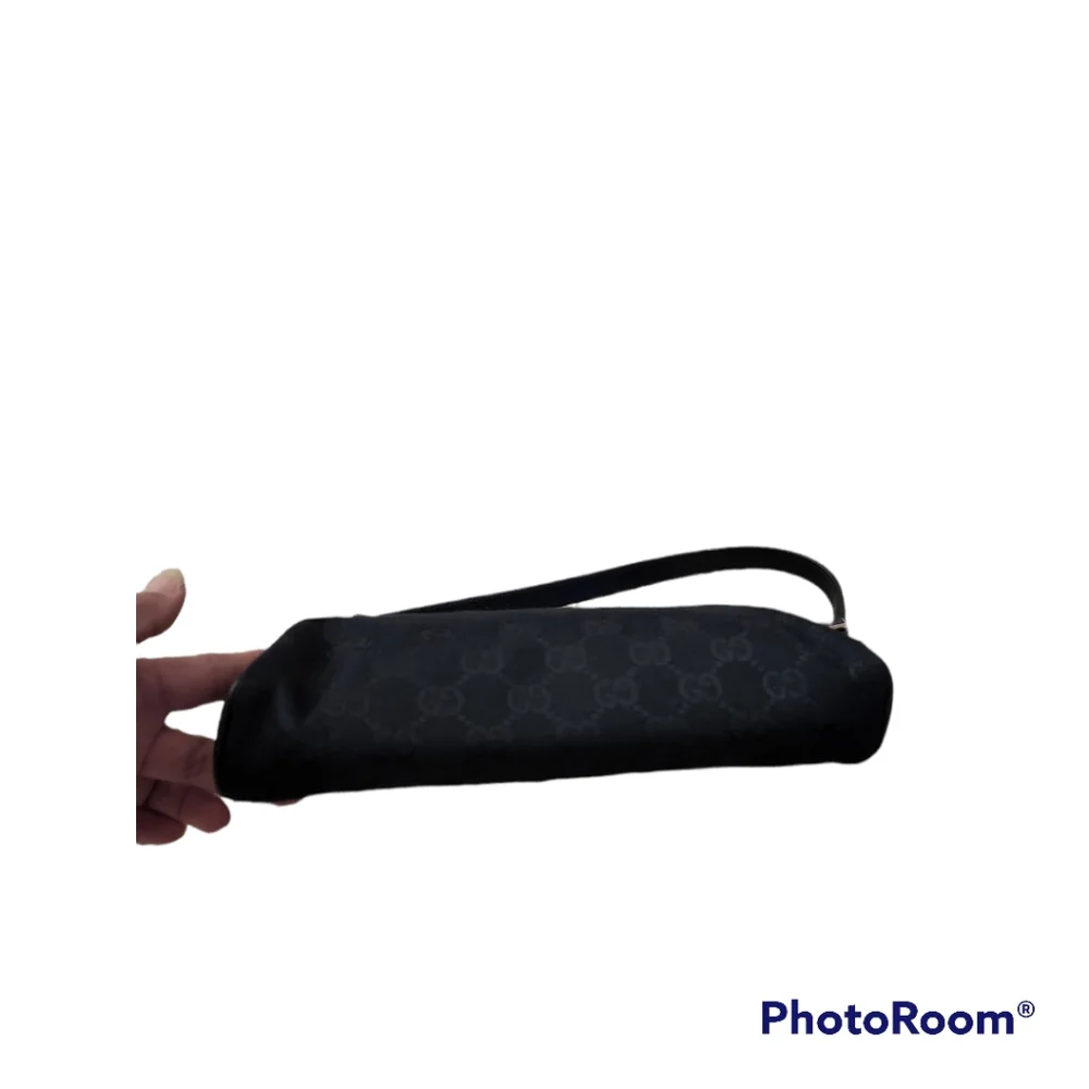 Gucci Black GG Canvas and Leather D Ring Abbey Pochette - Picture 14 of 14